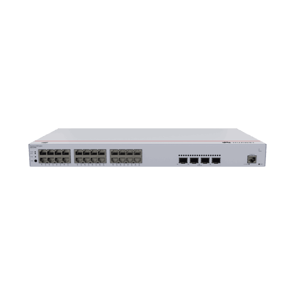 Switch de Acceso Gigabit Administrable PoE Capa 2 / 24 puertos 10/100/1000 Mbps (PoE) / 4 Puertos 10GE SFP+ Uplink / ERPS / IMGP Snooping / DHCP Snooping / PoE Perpetuo / 400W / Administración Nube Gratis