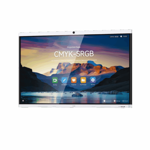 HUAWEI IdeaHub B3, Pantalla interactiva para Colaboración Inteligente, 75", 4K UHD, Harmony, Wi-Fi 6, Seguimiento de Voz, BYOM, Administración desde la Nube Gratis, blanco Jade