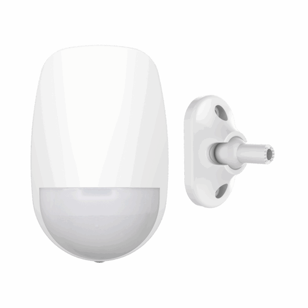 (AX PRO) Detector PIR Inalámbrico de Doble Tecnología / Inmunidad a Mascotas / Rango de Detección de 12 mts / Angulo de 85.9° de Cobertura + Montaje Universal