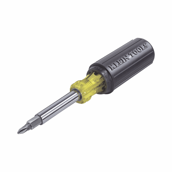 Desarmador Multipunta, 11 en 1, con Puntas Phillips, Ranuradas, Cuadradas y Torx.
