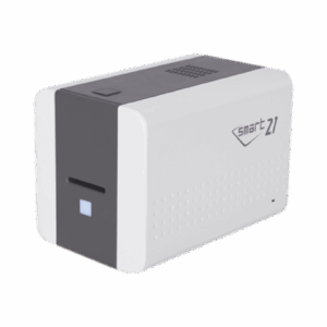 Impresora de Tarjetas Semi- automática SMART21 / Ingreso de Tarjetas Manual/Incluye Ribbon, Software y 100 Tarjetas PVC