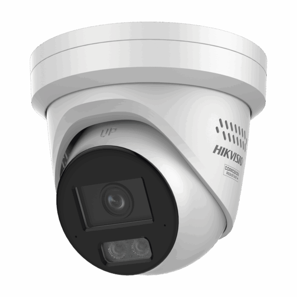 [Dual Light + ColorVu 3.0 + HikAI] Turret IP 8 Megapixel / Lente 2.8 mm / 30 mts IR + Luz Blanca / 2 Microfonos Integrados / Exterior IP67 / Estrobo Azul y Rojo / WDR 130 dB / ACUSENSE 3.0 / Metal / NEMA 4X / ACUSEARCH