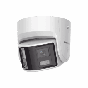 [FlexVu] [ PROTECCIÓN ACTIVA ] Turret IP Panorámica 4 Megapíxel / 2 Lentes 2.8 mm (180°) / Imagen a Color 24/7 (ColorVu) / PoE / WDR 130° / IP67 / ACUSENSE / Luz Estroboscópica y Alarma Audible / 30 mts Luz Blanca / Mic
