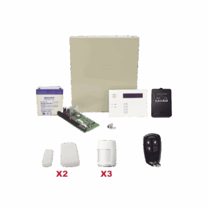 Kit inalámbrico de panel VISTA48 con teclado 6160RF receptor inalámbrico, 2 contactos 5800MINI, 3 PIR 5800PIR, 1 Control remoto 58344, Bateria y transformador