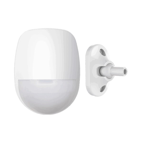 Detector PIR Cableado para Interior / Inmunidad a Mascotas / Rango de Detección de 18 mts / Angulo de 90° de Cobertura + Montaje Universal