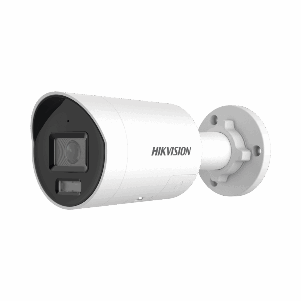 [Dual Light + ColorVu 3.0 + HikAI] Bala IP 8 Megapixel / Lente 2.8 mm / 40 mts IR + Luz Blanca / 2 Microfonos Integrados / Exterior IP67 / Estrobo Azul y Rojo /  WDR 130 dB / ACUSENSE 3.0 / Metal / NEMA 4X / ACUSEARCH