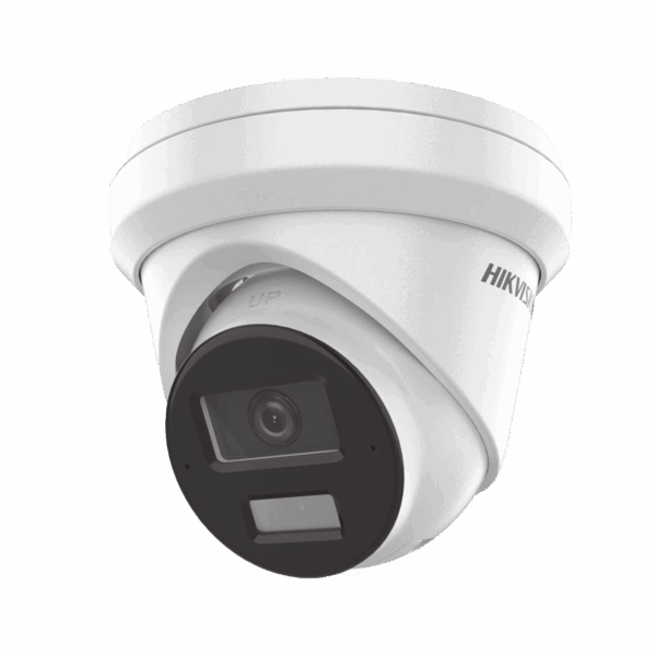 [Dual Light + 2 Micrófonos Integrados] Turret IP 4 Megapixel / Lente 2.8 mm / 30 mts Luz Blanca + 30 mts IR / ACUSENSE / Exterior IP67 / WDR 120 dB / PoE / ONVIF / Micro SD/SDHC/SDXC / Metal / ACUSEARCH