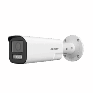 Bala IP 4 Megapíxel / Lente Mot. 2.8 a 12 mm / Dual Light (50 mts IR + 50 mts Luz Blanca) / ACUSENSE Lite / Audio de Dos Vías /  Luz Intermitente y Alerta de Audio / Exterior IP67 / WDR 120 dB / PoE / ONVIF / Micro SD