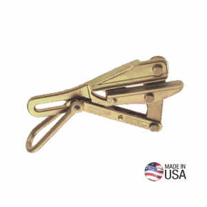 Tensor Grillo tipo Chicago™ para Cable Desnudo (ACSR, AAC, Cobre), de 19 a 22 mm (0.74″ a 0.86″). Carga Máxima Segura: 8000 lb (3629 kg).