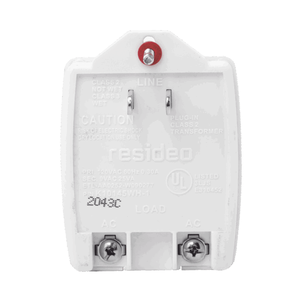 Transformador de Pared 9 Vca, 25 VA.
