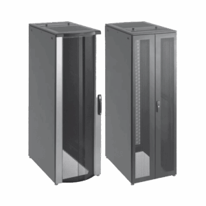 Gabinete de Telecomunicaciones ProLine FloTek PC, 600 mm de Ancho, 1000 mm de Profundidad, 42 UR, Color Negro