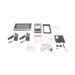 Kit de Videoportero IP PoE Estandar con llamada a App de Smartphone (Hik-Connect) / Apertura con Tarjeta MIFARE / Frente de calle IK08 & IP65 / Soporta 2 puertas