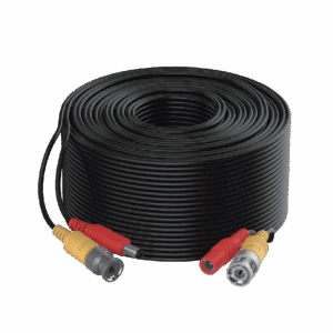 Cable Coaxial Siames (Mini RG59) + Alimentación / 10 Metros de Distancia / CCA / Soporta 1080p (2 Megapixel) hasta 4K (8 Megapixel)  / Uso Interior y Exterior