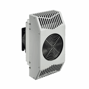 Enfriador Termoeléctrico Para Interior/Exterior, Uso en Gabinetes de Telecomunicaciones, 321 BTU, 24 Vcd, de Acero Galvanizado, Color Gris