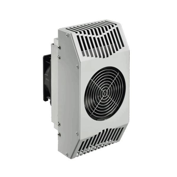 Enfriador Termoeléctrico Para Interior/Exterior, Uso en Gabinetes de Telecomunicaciones, 321 BTU, 24 Vcd, de Acero Galvanizado, Color Gris