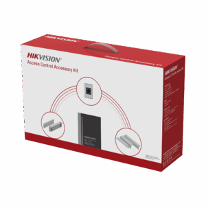 Kit de Accesorios para Ctrl de Acceso / Fuente 12 Vcd 2 A, Botón de Salida y Chapa Magnética 600 Lbs / Para instalación de control de acceso autónomo (Facial Min Moe, Teclados, Lectores de Huella etc)