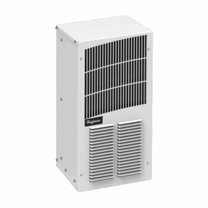 Aire Acondicionado Compacto Para Exterior, Uso en Gabinetes de Telecomunicaciones de Grado Industrial, Frío/Calor T20, 2000 BTU, 115 Vca, de Acero, Color Gris