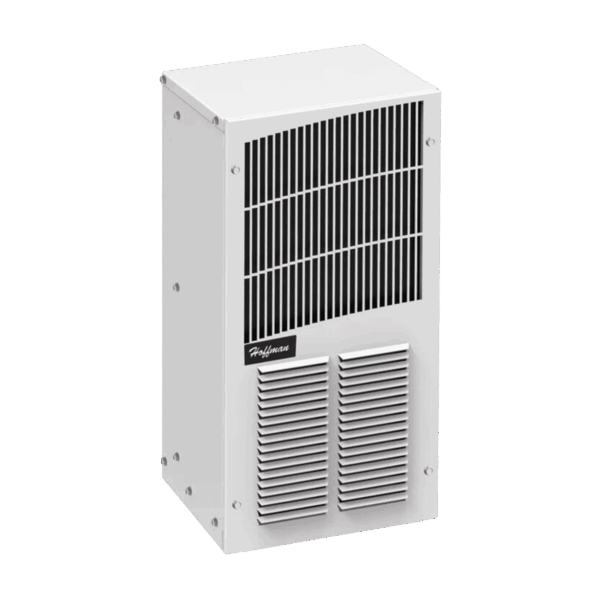 Aire Acondicionado Compacto Para Exterior, Uso en Gabinetes de Telecomunicaciones de Grado Industrial, Frío/Calor T20, 2000 BTU, 115 Vca, de Acero, Color Gris