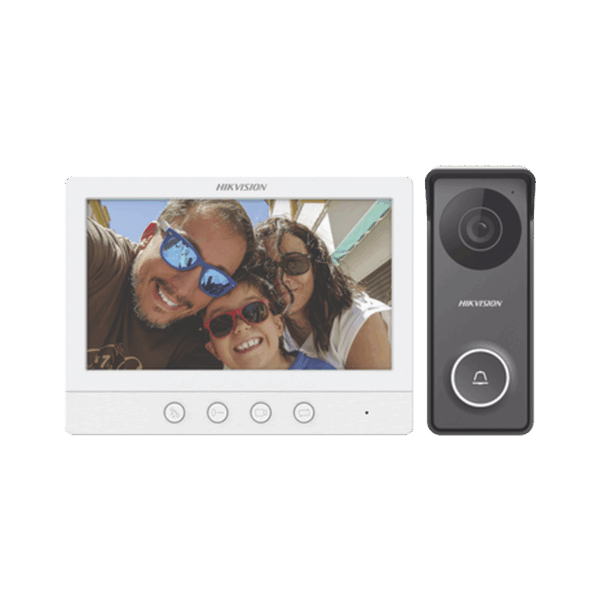 Kit de Videoportero TurboHD con Pantalla LCD a Color de 7" / Frente de Calle para Exterior de Metal / 720p (1 Megapíxel )117° de Visión (Gran Angular)