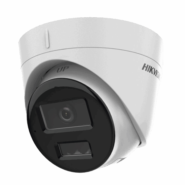 [Dual Light] Turret IP 2 Megapixel / Lente 2.8 mm / 30 mts IR + 30 mts Luz Blanca / Micrófono Integrado / ACUSENSE Lite / Exterior IP67 / H.265 / PoE / ONVIF