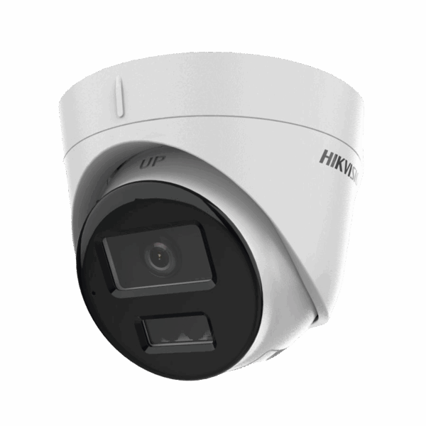 [Dual Light] Turret IP 2 Megapixel / Lente 2.8 mm / 30 mts IR + 30 mts Luz Blanca / Micrófono Integrado / ACUSENSE Lite / Exterior IP67 / H.265 / PoE / ONVIF / Micro SD