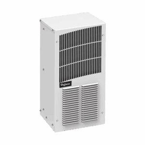Aire Acondicionado Compacto Para Exterior, Uso en Gabinetes de Telecomunicaciones de Grado Industrial, Frío T20, 2000 BTU, 115 Vca, de Acero, Color Gris