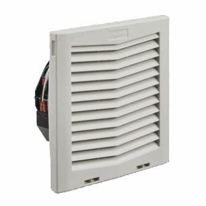 Ventilador Con Filtro de Montaje Lateral HF10, Con Flujo de Aire de 159 CFM, 115 Vca, Color Gris Claro
