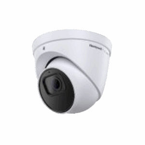 Turret IP 5 Megapixel / Lente 2.8 mm / 40 mts IR / Ultra Baja Iluminación / NDAA / ONVIF / Exterior IP67 / H.265 / IA (Filtro de Humanos y Vehiculos) / Merodeo / Conteo de Personas / PoE / Audio y Alarmas I/O / Serie 35 / Honeywell Security