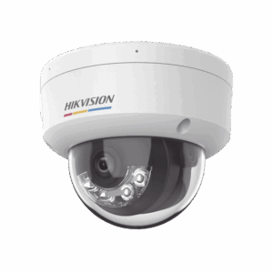 [Dual Light + ColorVu] Domo IP 2 Megapixel / Lente 2.8 mm / 30 mts IR + 30 mts Luz Blanca / Micrófono Integrado / ACUSENSE Lite / Exterior IP67 / IK08 / WDR 120 dB / PoE / Micro SD