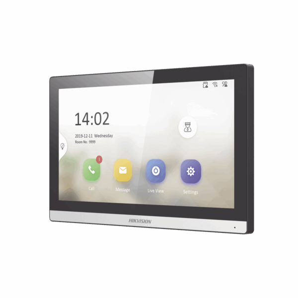 Monitor IP WiFi Touch Screen 7" para Videoportero IP / Vídeo en Vivo / PoE Estándar / Apertura Remota / Llamada Entre Monitores / Audio bidireccional / Borde slim