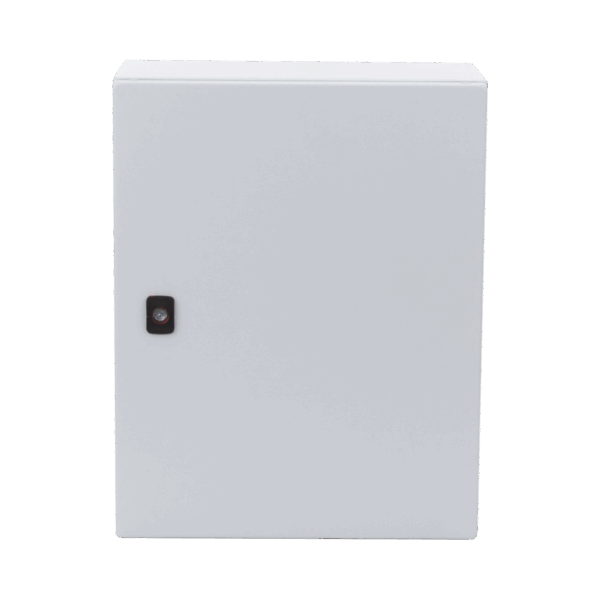 Gabinete de Uso Exterior NEMA 4/12; IP66; IK10, 500 x 400 x 260 mm, De Acero, Color Gris Claro