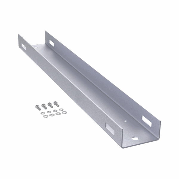 Montaje de Poste Para Gabinetes OSP ComLine de 600 mm de alto (12 UR), De Aluminio, Color Negro