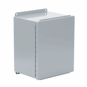 Gabinete de Bisagra Continua NEMA 12; IP66 de Uso en Intemperie, 305 x 254 x 203 mm, De Acero, Color Gris