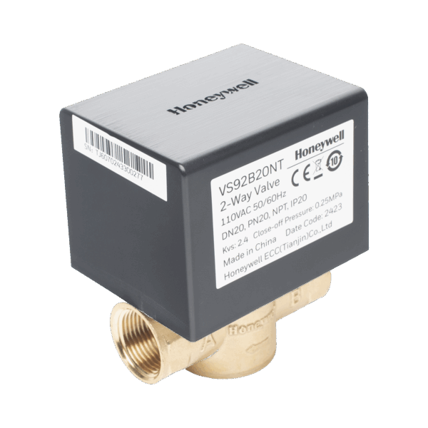 Válvula de control eléctrica VS9 para fan coil: DN20: PN20: 2 vías: 110 V CA: conexión NPT