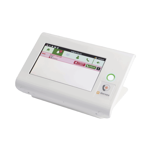 Consola de Sobremesa para Puesto de Control de Enfermería / Pantalla Táctil 7" / PoE / SIP / RFID / Compatible con NX0019/B, NX1021 y NX0015
