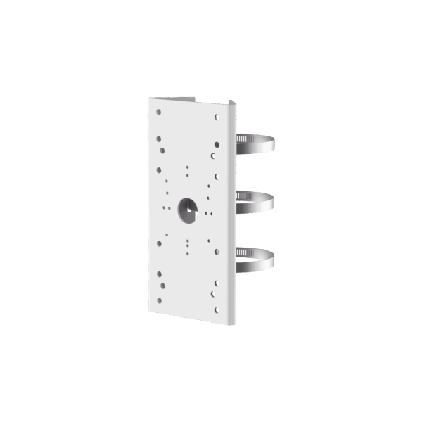 Montaje para Poste / Compatible con PTZ HIKVISION / Acero Inoxidable