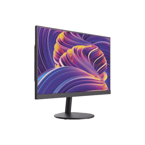 Monitor LED FullHD (1080p) de 24" / Ideal para CCTV, Oficina y Hogar / Entrada HDMI-VGA-BNC / Montaje VESA ( 75 X 75) / Uso 24/7 / Backlight E-LED / Ultra Delgado