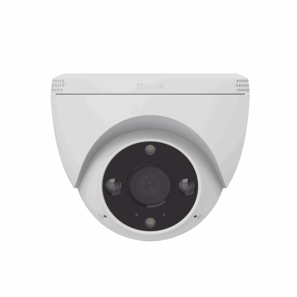 Domo IP 3 Megapíxel (2K) / Wi-Fi / Sirena y Estrobo /Audio de Dos Vías / Detección Humana y Vehiculo / Notificación Push / Audios Personalizables / Ranura Para Memoria hasta 512GB / Uso en Exterior IP67