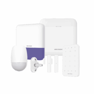 (AX PRO) KIT de Alarma AX PRO / Incluye: 1 Hub con bateria de respaldo / 1 Sensores PIR / 1 Montaje Universal para PIR / 2 Contactos Magnéticos / 1 Teclado / 1 Sirena Inalambrica Exterior / WiFi / Compatible con Hik-Connect P2P
