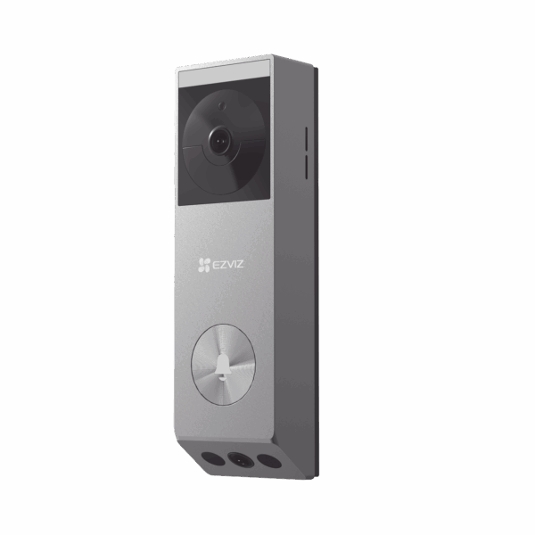 Doorbell de Batería Recargable con Transformador de 5Vcc o Panel Solar (Incluye Panel) / 3 megapíxel / Doble Lente / Protección IP65 / Audio de Dos Vías