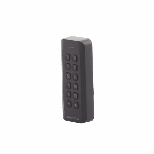 Lector de Tarjetas PROX EM y Contraseñas / Exterior IP65 / Wiegand / Compatible con Cualquier Panel / PERFIL DELGADO y ESTETICO / Indicador LED