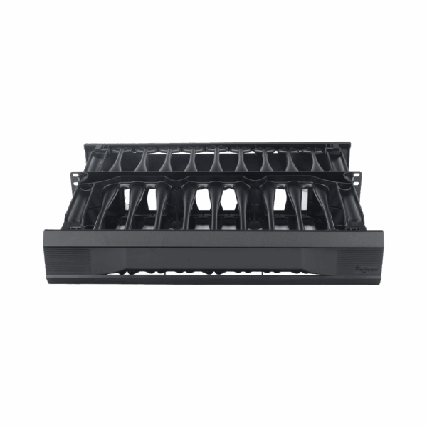 Organizador de Cables Horizontal CableTek, Sencillo (Solo Frontal), Para Rack de 19in, 2UR