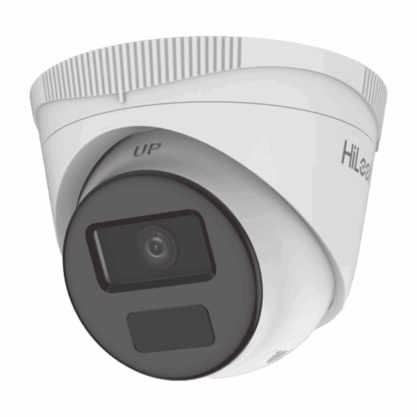 HiLook Series / Turret IP 4 Megapixel / 20 mts IR / Exterior IP67 / PoE / Lente 2.8 mm / WDR 120 dB / ONVIF