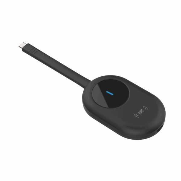 Dongle (Adaptador) de Proyección Inalambrica Para Pantallas Interactivas HIKVISION Serie DS-D5CxxRB/B / Compatible con Windows y Mac / Conector Tipo C (Incluye Adaptador USB-A - USB-C)