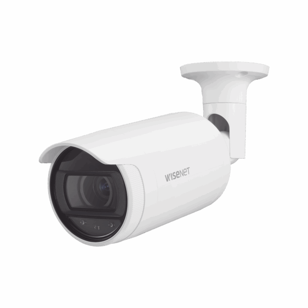 Cámara IP Tipo Bala Antivandálica 2 Megapíxel / Lente 3.3 a 10.3 mm / IR 30M / WDR 120db / IP66 / H.265 & WiseStream / Modo pasillo