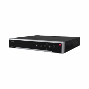 [Doble Poder de Decodificación] NVR 32 Megapixel (8K) / 32 Canales IP / 16 Puertos PoE+ / AcuSense / ANPR / Conteo de Personas / Heat Map / 4 Bahías de Disco Duro  / HDMI en 8K / Soporta POS / Alarmas I/O / 2 Salidas HDMI / Smart Search