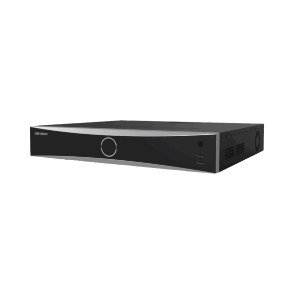 [Acusearch] NVR 12 Megapixel (4K) / 16 canales IP / AcuSense (Evita Falsas Alarmas) / Reconocimiento Facial /  4 Bahías de Disco Duro /  HDMI en 4K / Alarmas I/O