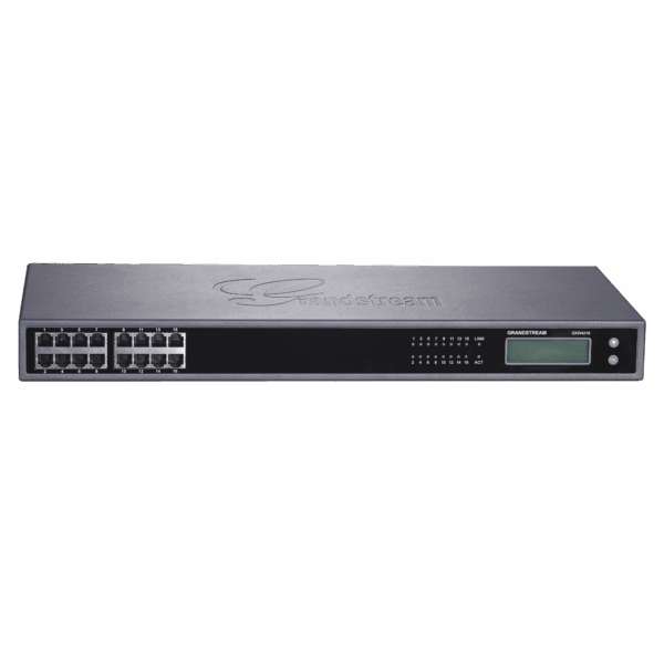 Gateway VoIP GrandStream ATA de 16 puertos FXS + 1 puerto TELCO de 50 pins, p/montaje en rack