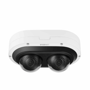 Camara IP Multi-sensor Multi-direccional / 2 Canales de 6MP / H.265 + WiseStream II / WDR 120dB / Exterior IP67 / IK10 / NEMA4X