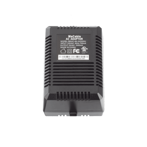 Transformador de 24 VCA / 2.5 Amp (60 VA) / Multiples Usos / Recomendado para PTZ TURBOHD e IP / Interior